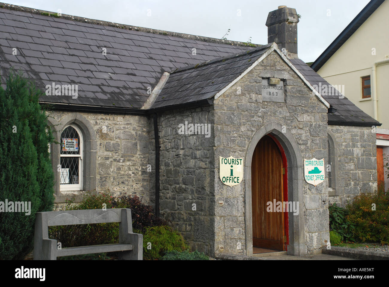 Office de tourisme à Cong, dans le comté de Mayo, Irlande Banque D'Images