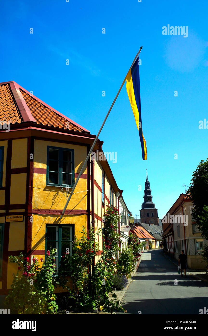 Ystad, Schonen, Suède Banque D'Images