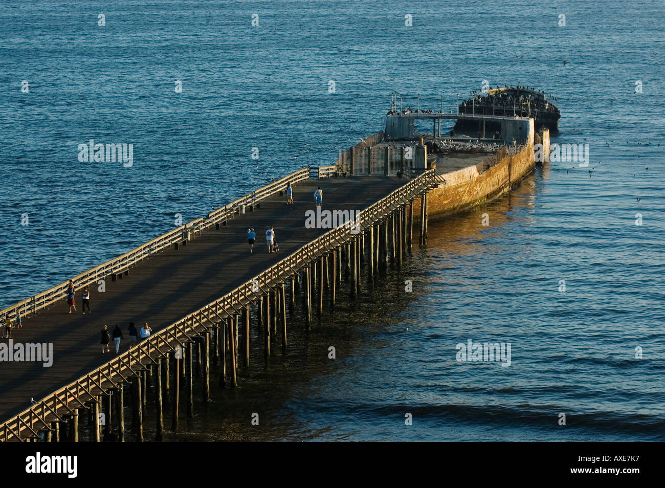 La Californie Comt de Santa Cruz Aptos jet e et navire de