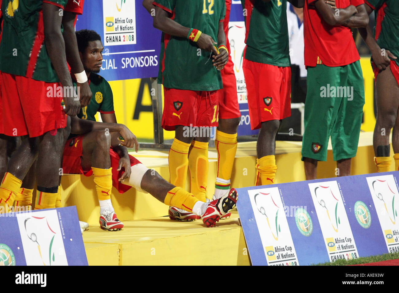 Défaite du Cameroun, coupe d'Afrique des nations 2008 Banque D'Images