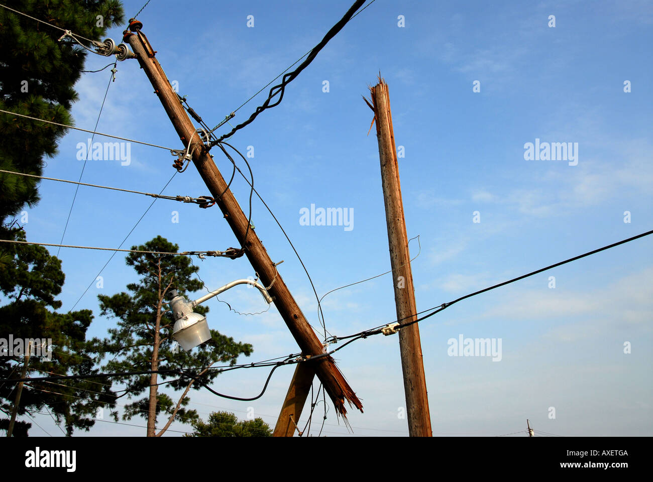 L'ouragan tempête electric - par fort vent Banque D'Images