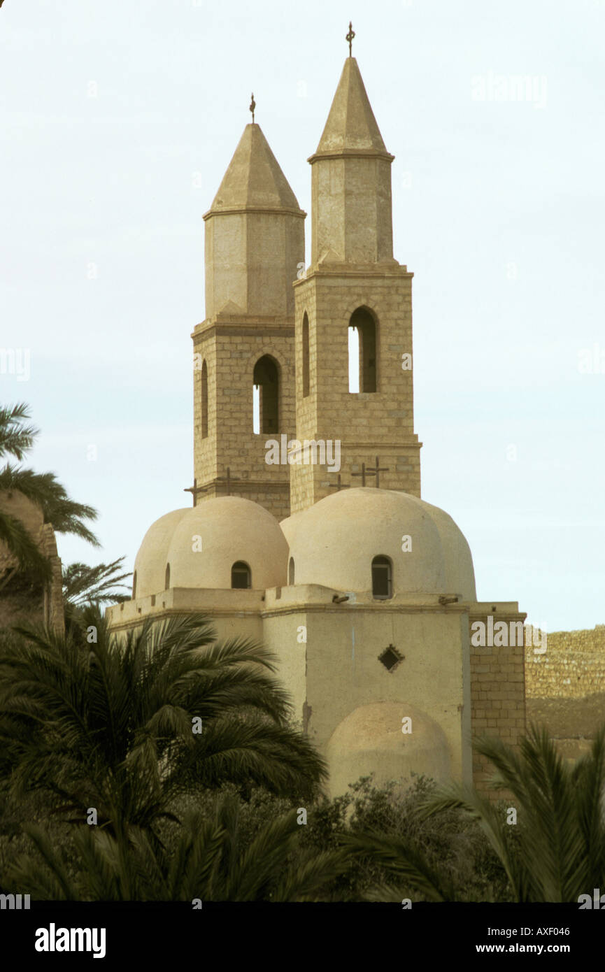 Egypte Afrique St Anthony s monastère copte Banque D'Images