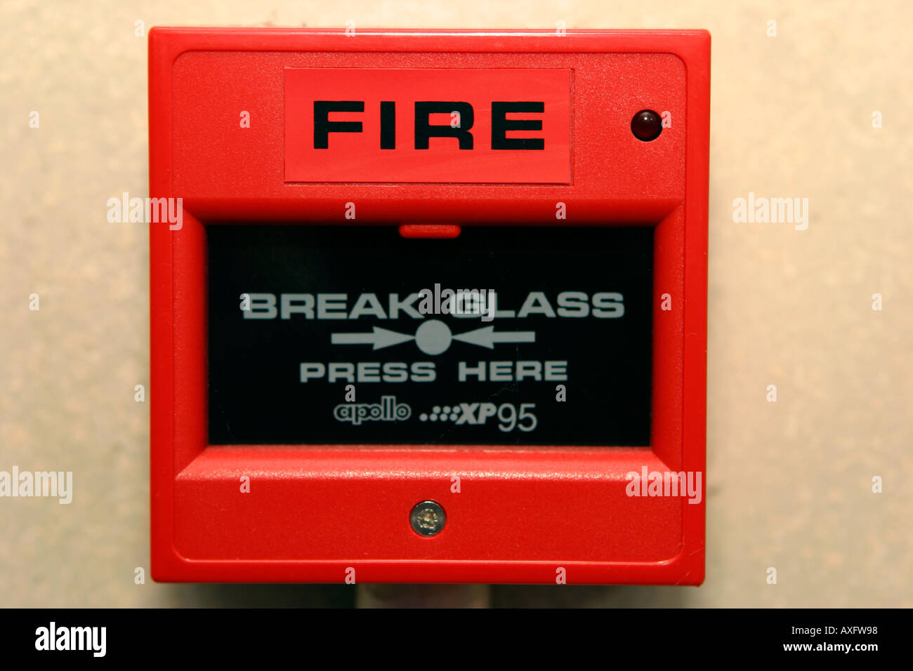Déclenchement d'alarme incendie Photo Stock - Alamy