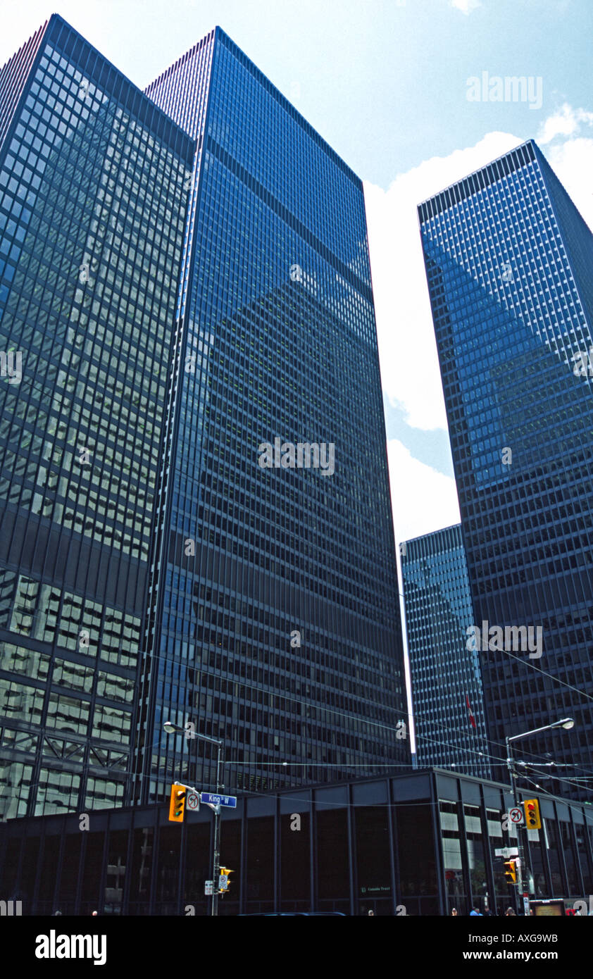 La Banque Toronto Dominion Centre, à Toronto, conçu par Ludwig Mies van der Rohe Banque D'Images