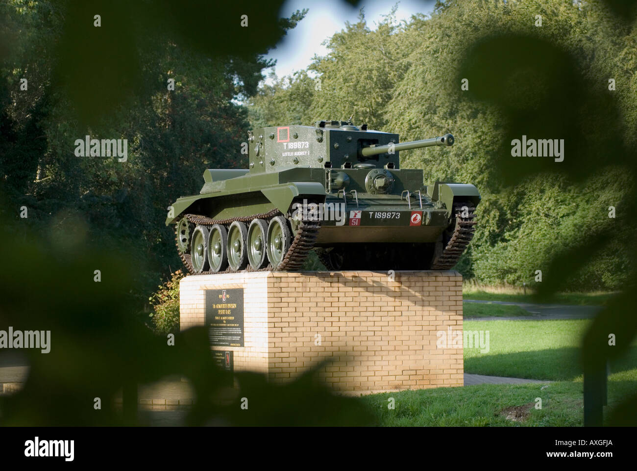 Les rats du désert Thetford Forest memorial Lynford Norfolk UK Banque D'Images
