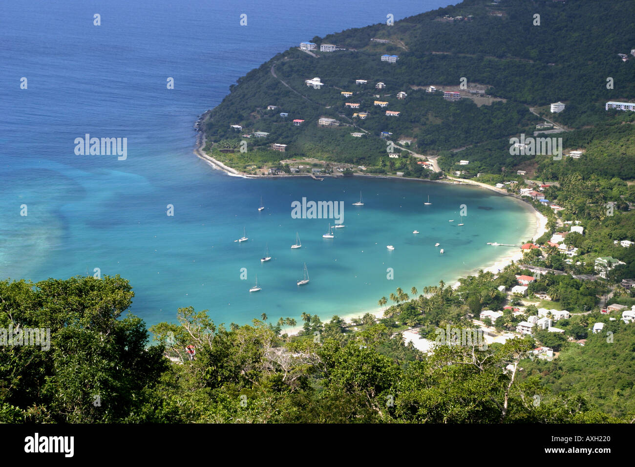 Îles Vierges Britanniques Cane Garden Bay, Tortola Banque D'Images