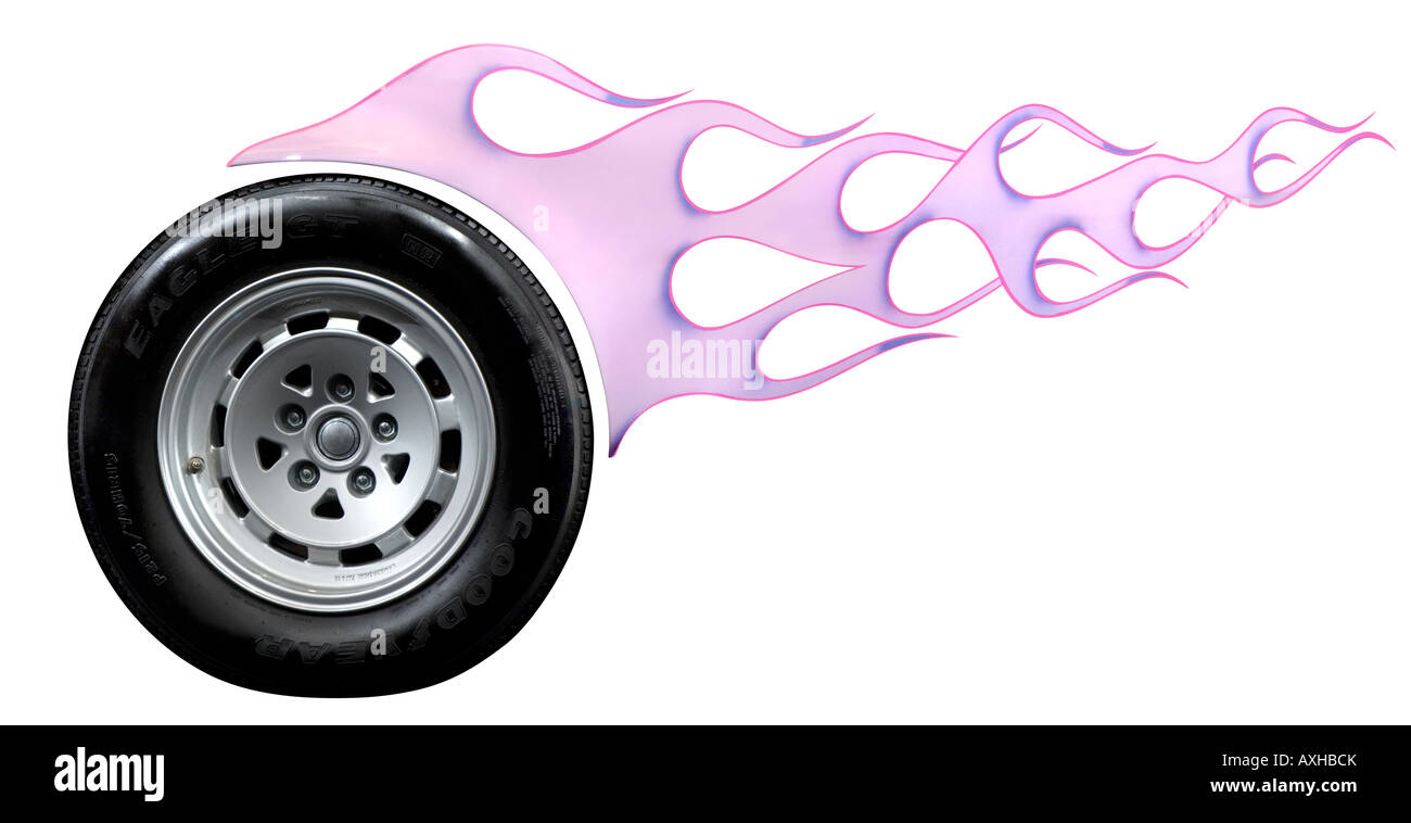 Hot Rod flamme Banque D'Images