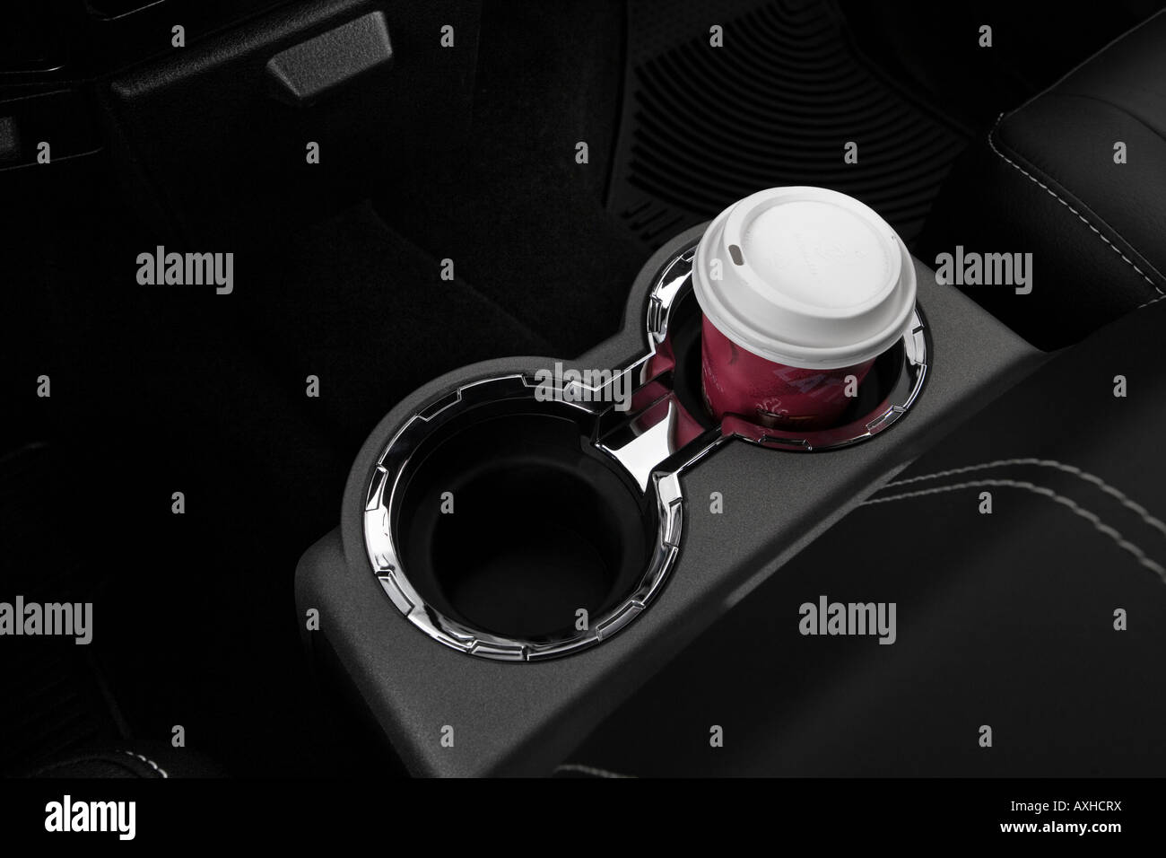 2008 Ford F-250 FX4 SD en rouge - Support de tasse avec Prop Banque D'Images