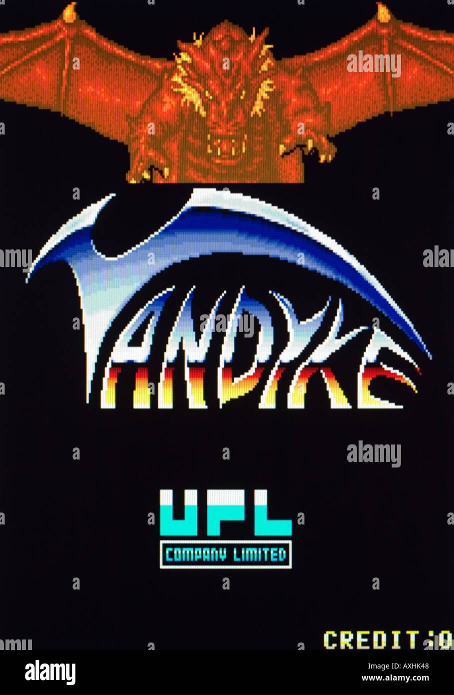 Vandyke UPL Company Ltd 1990 capture d'écran du jeu vidéo d'arcade Vintage - EDITO UTILISEZ UNIQUEMENT Banque D'Images