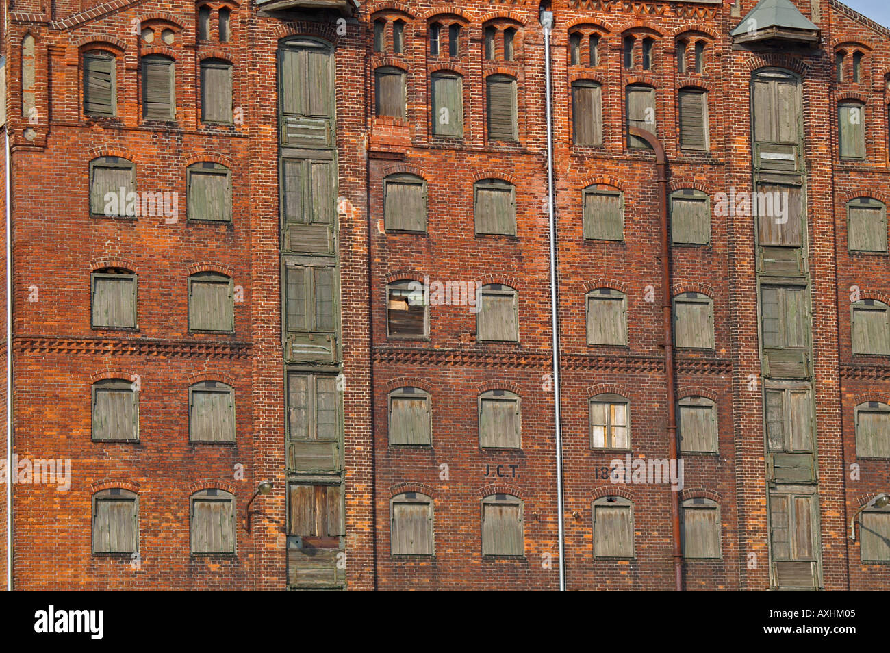 Od storehouse Alter Speicher Wismar Banque D'Images