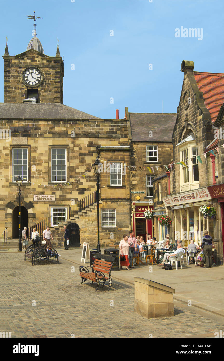 Place principale de Northumberland Alnwick UK Banque D'Images