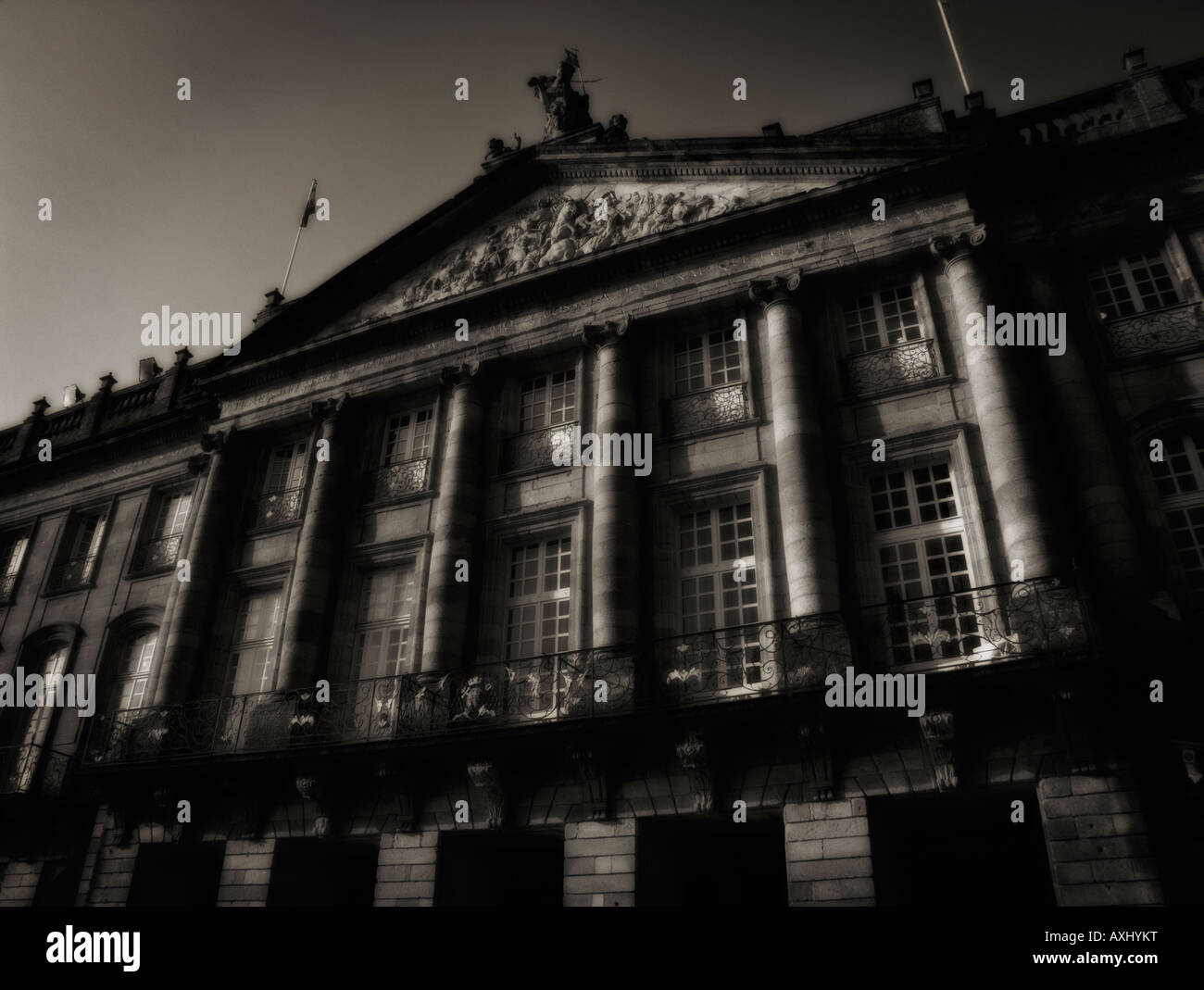 "Pazo de Raxoi' (Rajoy Palace) . Place Obradoiro. Santiago de Compostela. La Galice. Espagne Banque D'Images