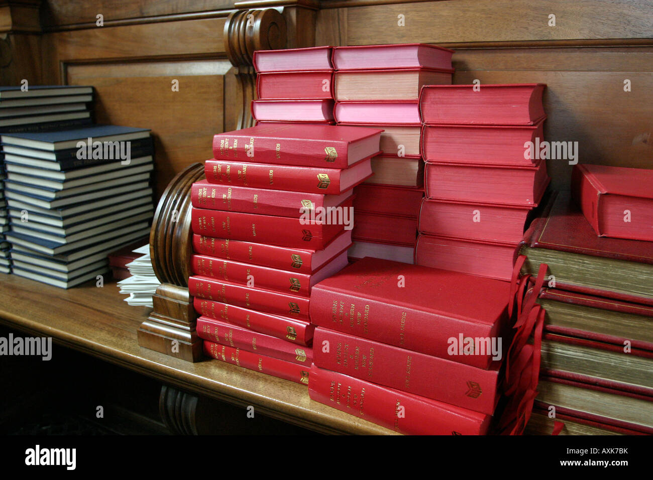 Bibles, Balliol College, Oxford Banque D'Images