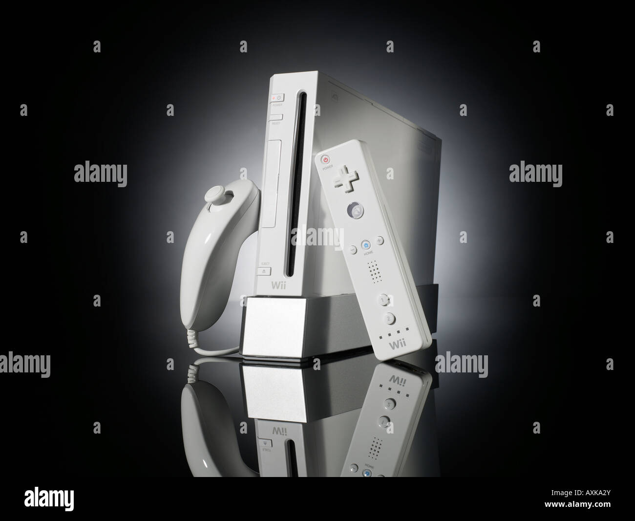 Horizontale de la console Wii Banque D'Images