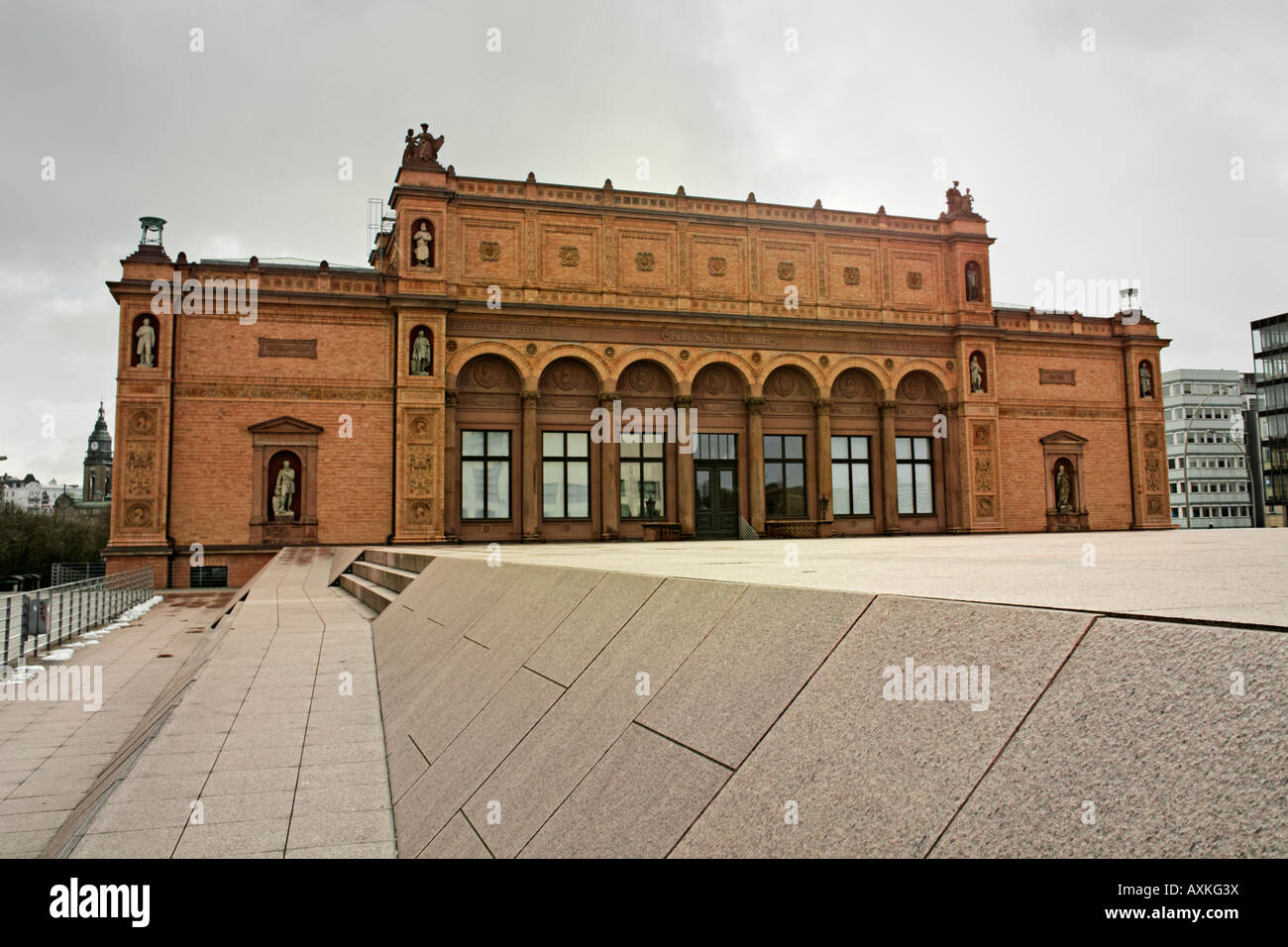 La Kunsthalle Hambourg Galerie publique Art de Hambourg Allemagne Banque D'Images