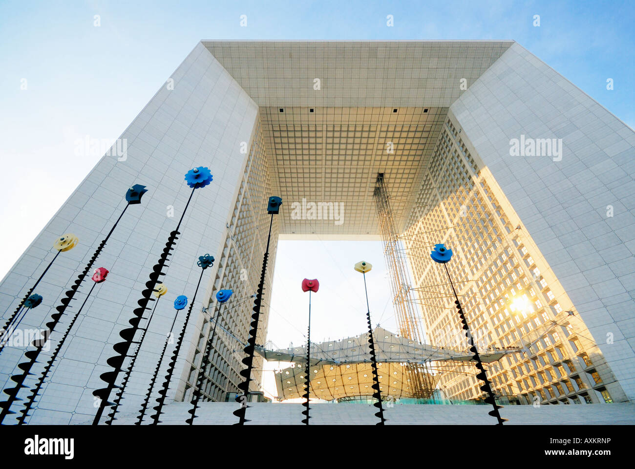 La Grande Arche de La Défense Paris France Banque D'Images