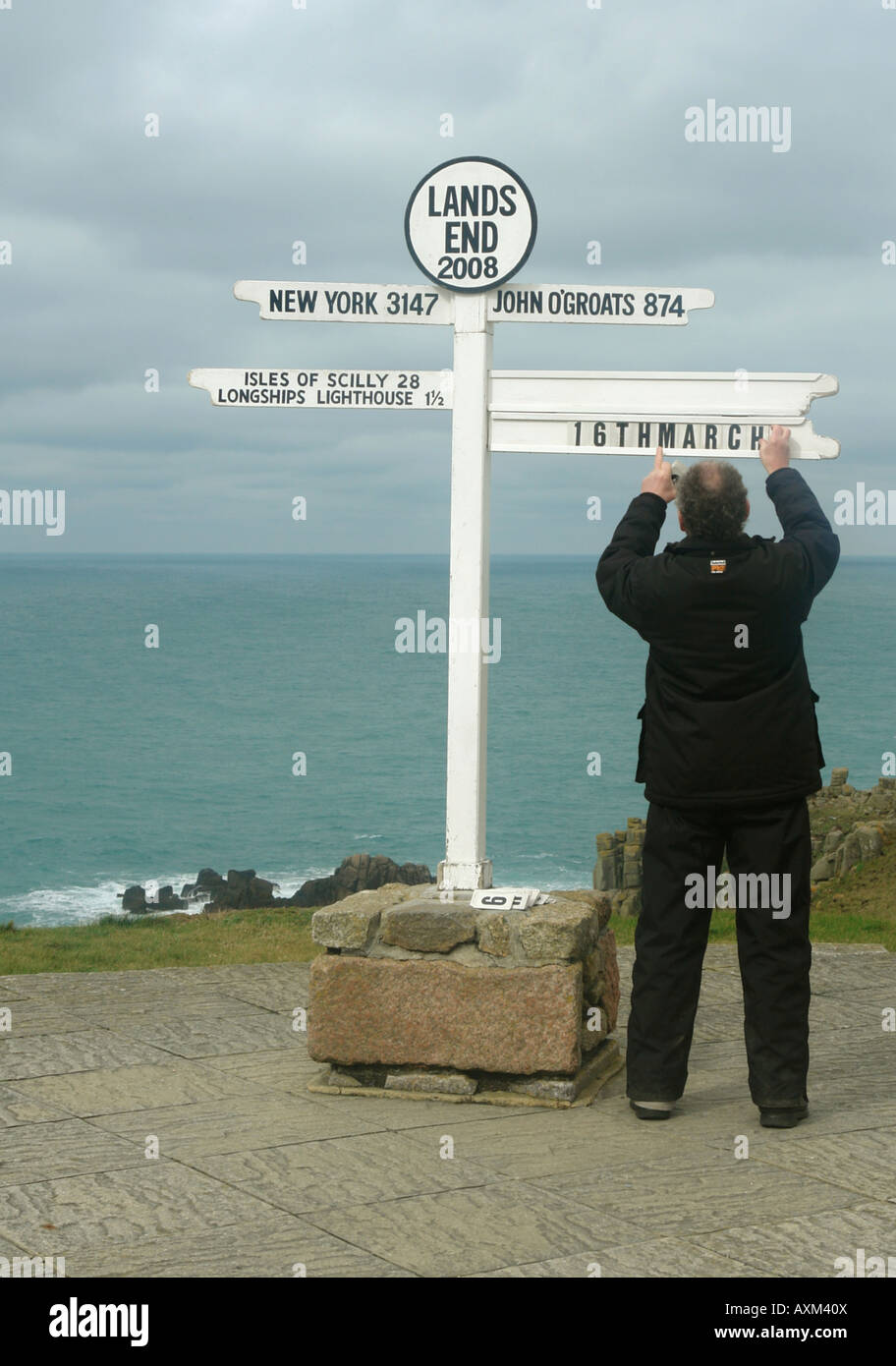 Lands End Cornwall England GB UK 2008 Banque D'Images