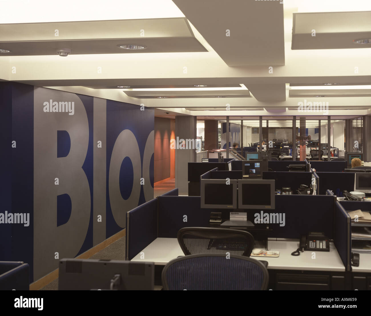 Les bureaux de Bloomberg Banque D'Images