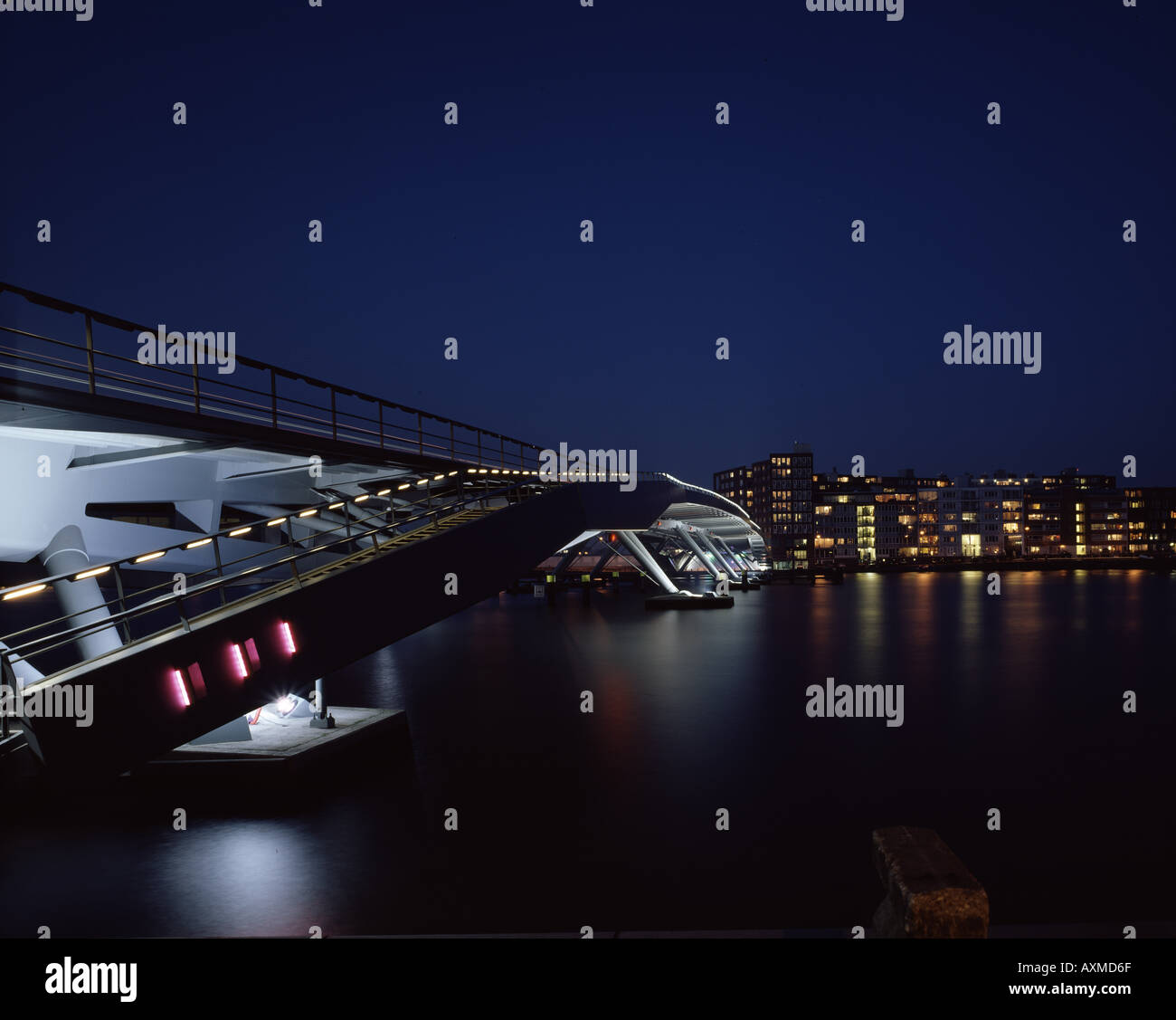 JAN SCHAEFER BRIDGE, TON VERHOEVEN, AMSTERDAM, Pays-Bas Photo Stock - Alamy