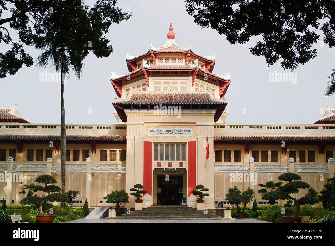 L'histoire Musée Ho Chi Minh City Saigon Vietnam Banque D'Images