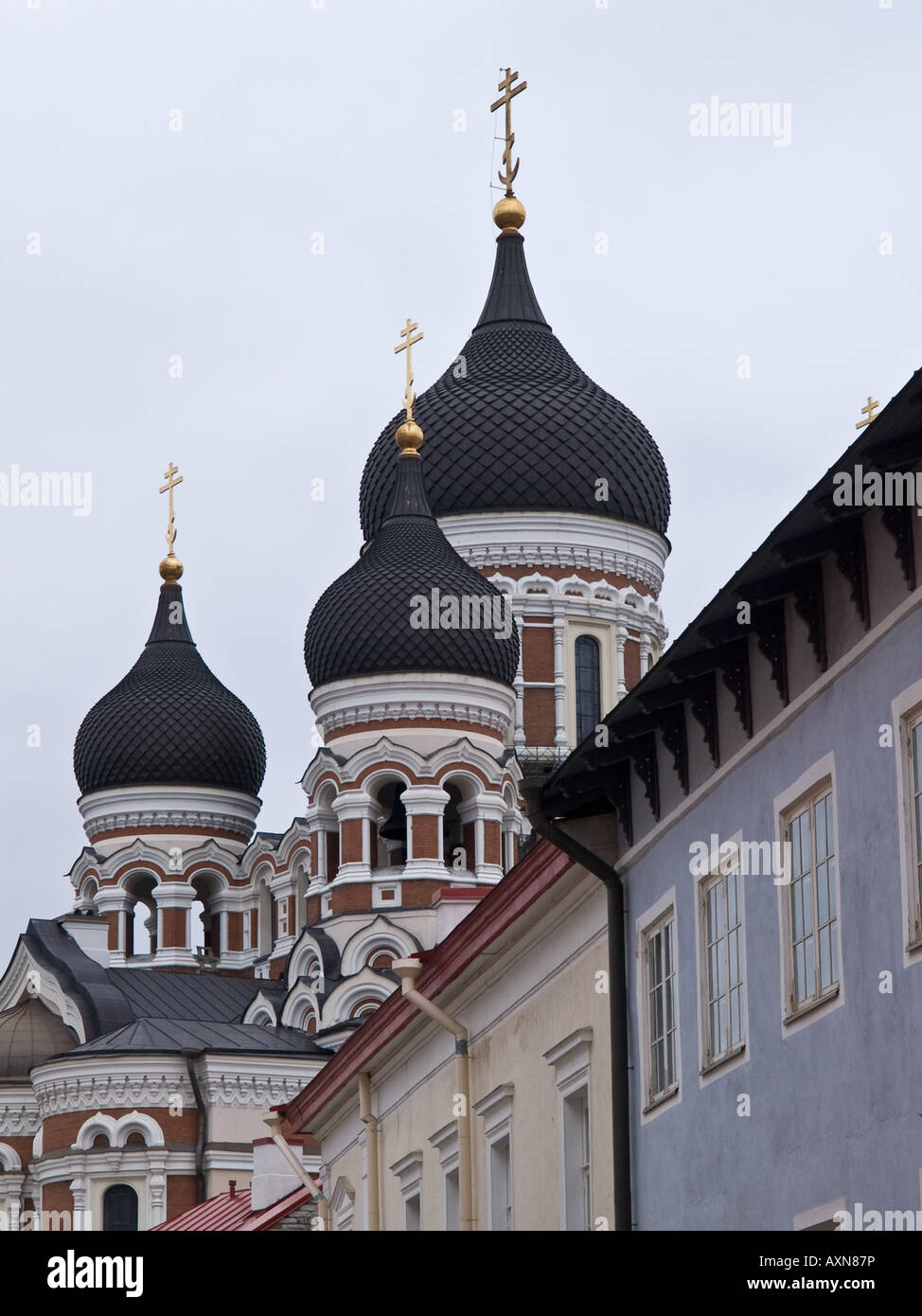 Vieille ville de Tallinn Estonie Banque D'Images