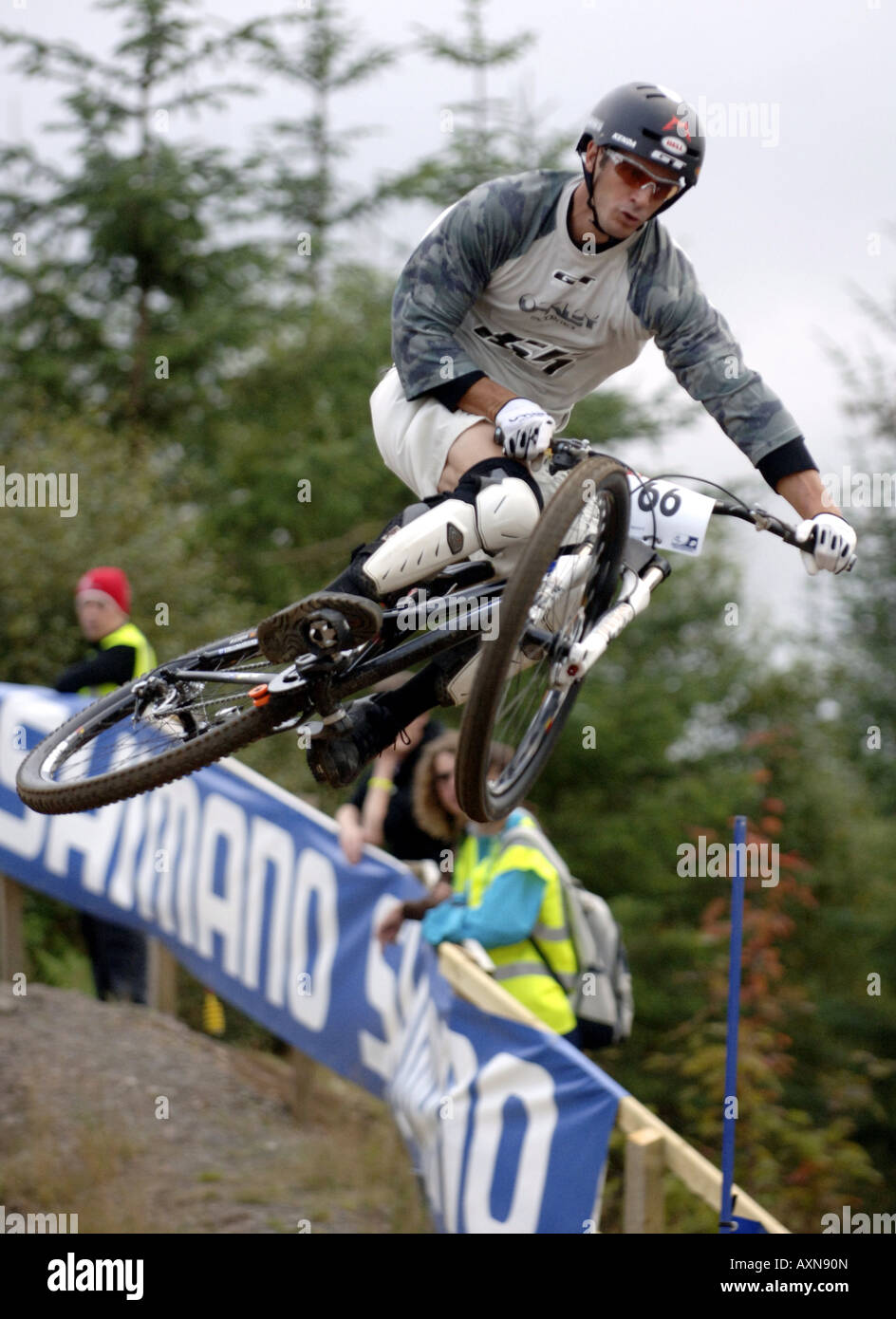 Coupe du Monde de vélo de montagne 2007 BRIAN LOPEZ USA Banque D'Images
