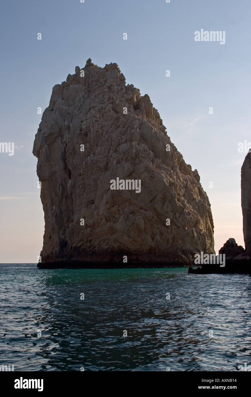 Rock près de El Arco Cabo San Lucas Baja California au Mexique Banque D'Images