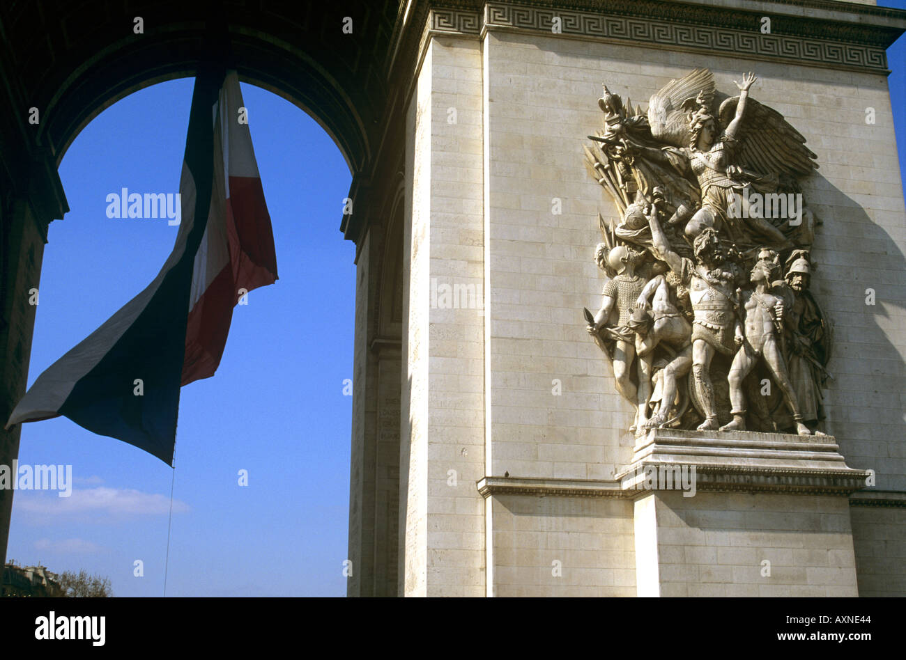 Arc de Triomphe Statue Banque D'Images