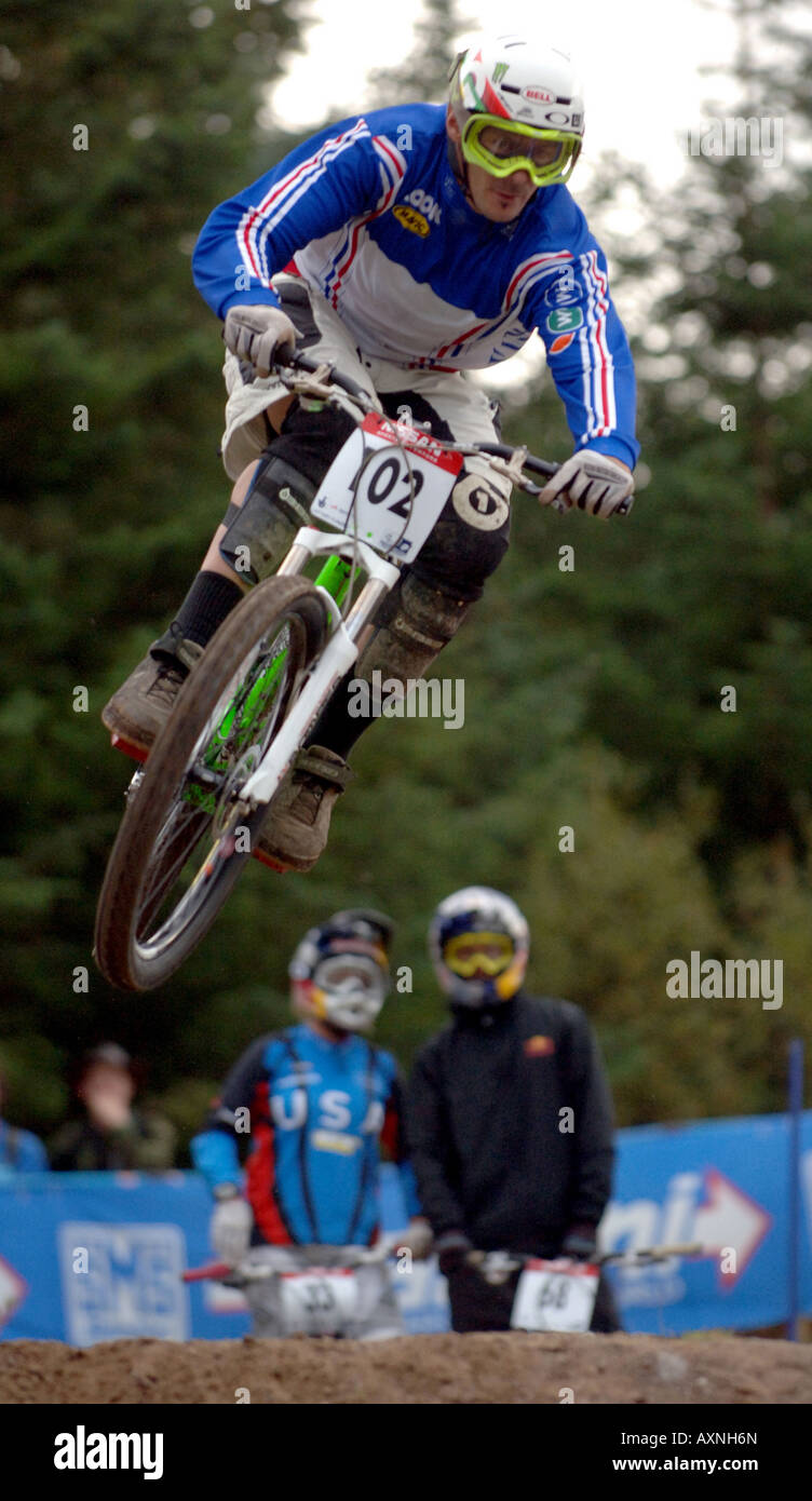 Coupe du Monde de vélo de montagne UCI 2007 Banque D'Images