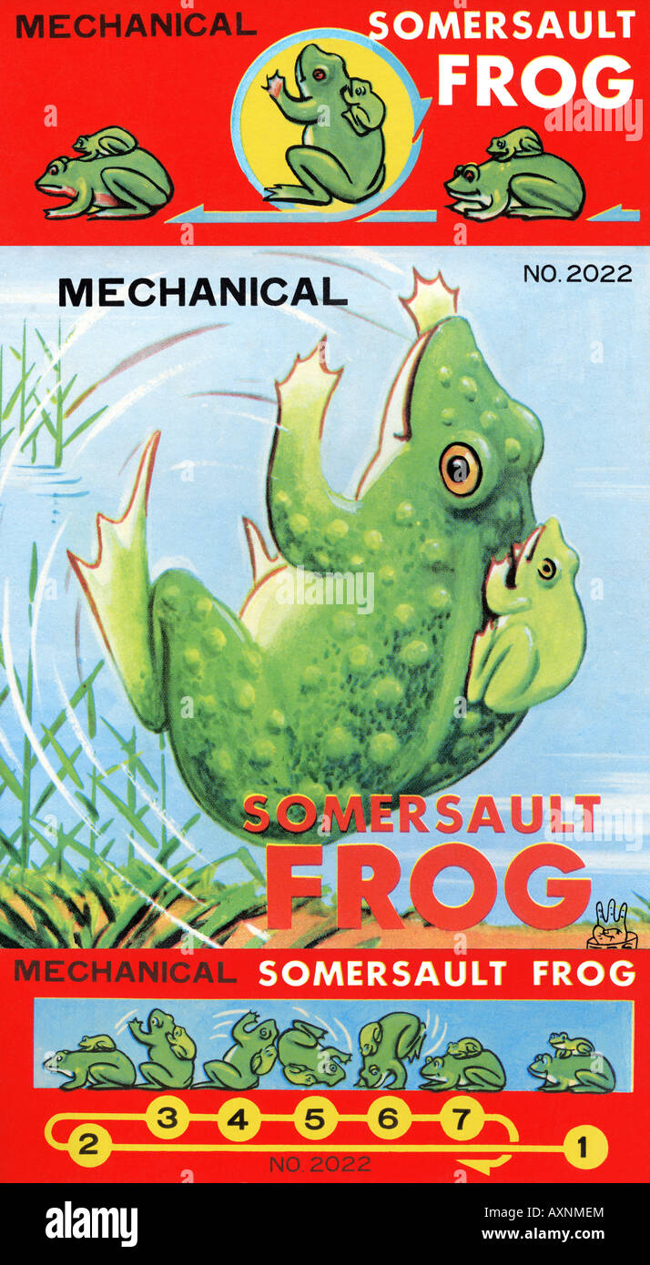 Grenouille Mécanique à Remontoir Schuco – Made In US Zone Germany – Vintage