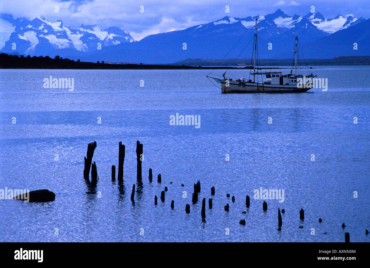 Puerto Natales XII de la région Amérique du Sud Chili Magallanes Banque D'Images