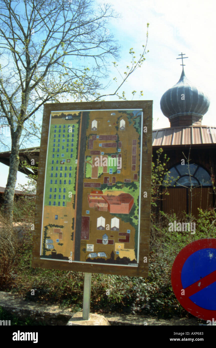 Communauté de Taizé bourgogne france Banque D'Images