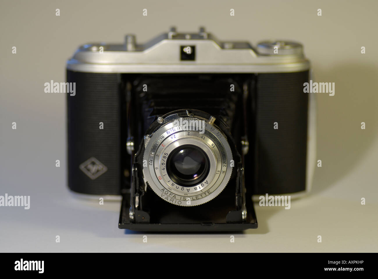 Agfa Isolette V Pliant Film Camera Leather Étui Prêt 58 MM Avec