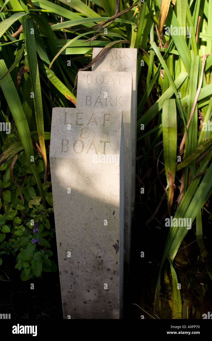 Ian Hamilton Finlay's Garden, peu de Sparte Banque D'Images