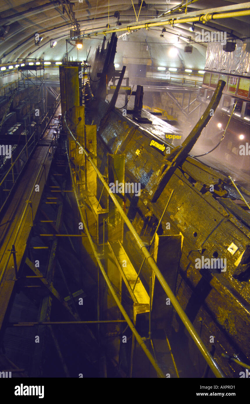 Europe Angleterre HAMPSHIRE PORTSMOUTH Royaume-Uni mary rose Banque D'Images