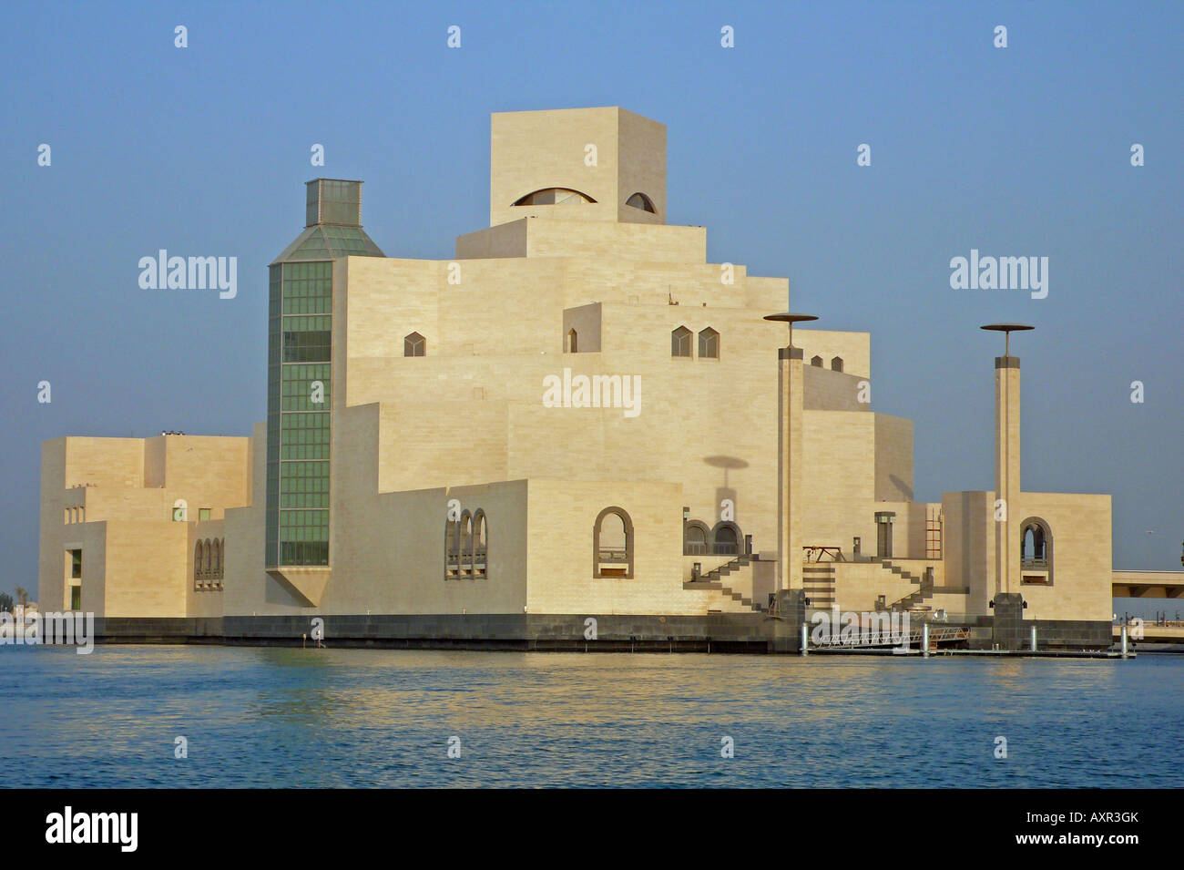 Le Musée d'art islamique (MIA) conçu par IM Pei, Doha, Qatar, a ouvert ses portes en 2008. Banque D'Images