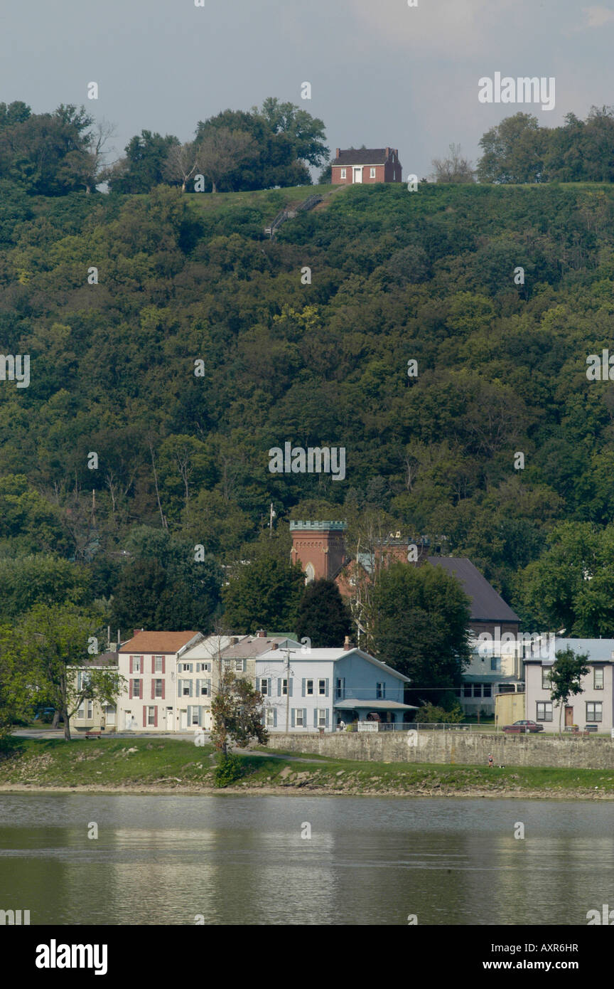 Rankin house underground railroad Ripley Ohio River Banque D'Images