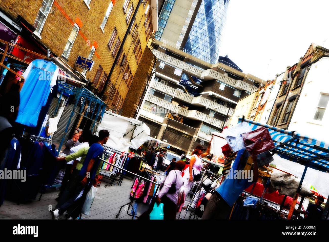 Le jupon Lane Market, Londres Banque D'Images
