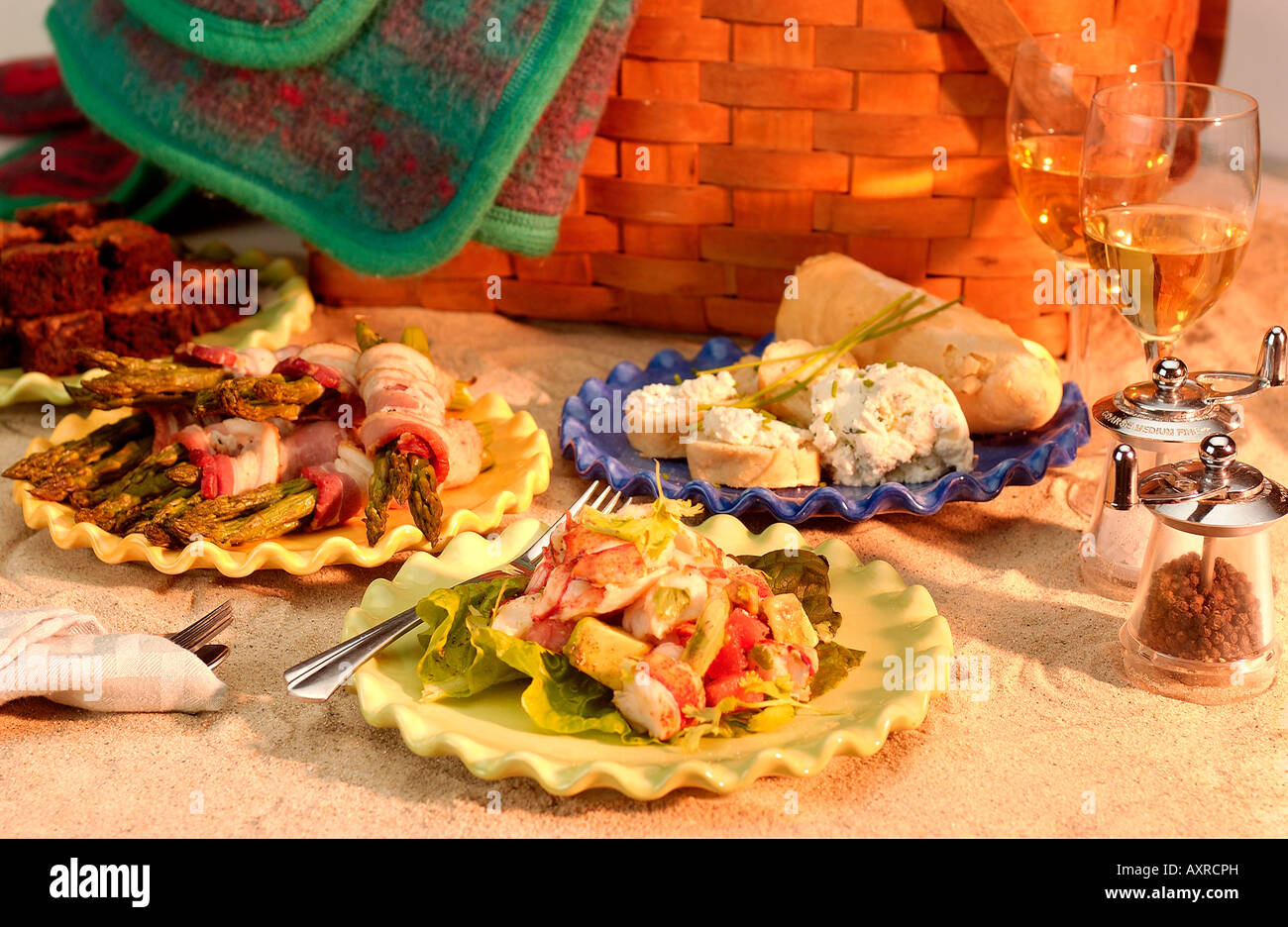 déjeuner pique-nique Banque D'Images