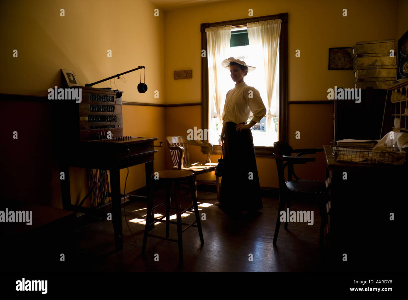 Femme en costume Banque D'Images