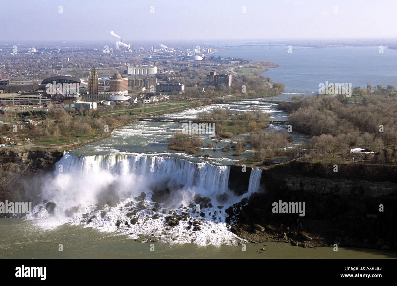 Les chutes du Niagara Buffalo New York State USA Banque D'Images