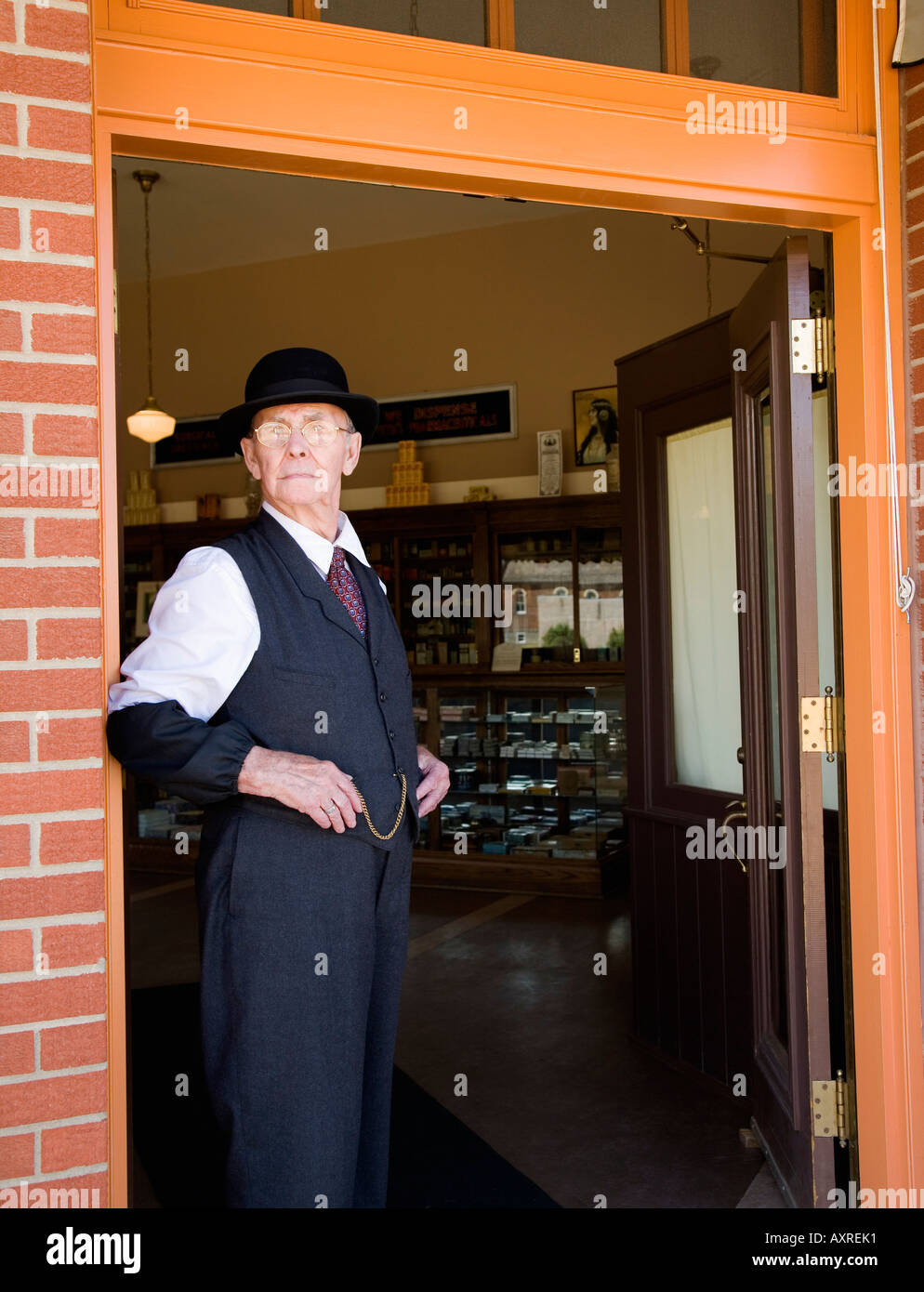 L'homme en costume Banque D'Images