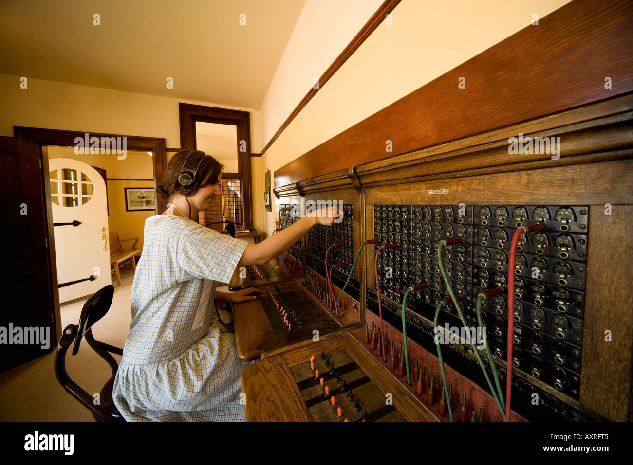 Switchboard operator Banque D'Images