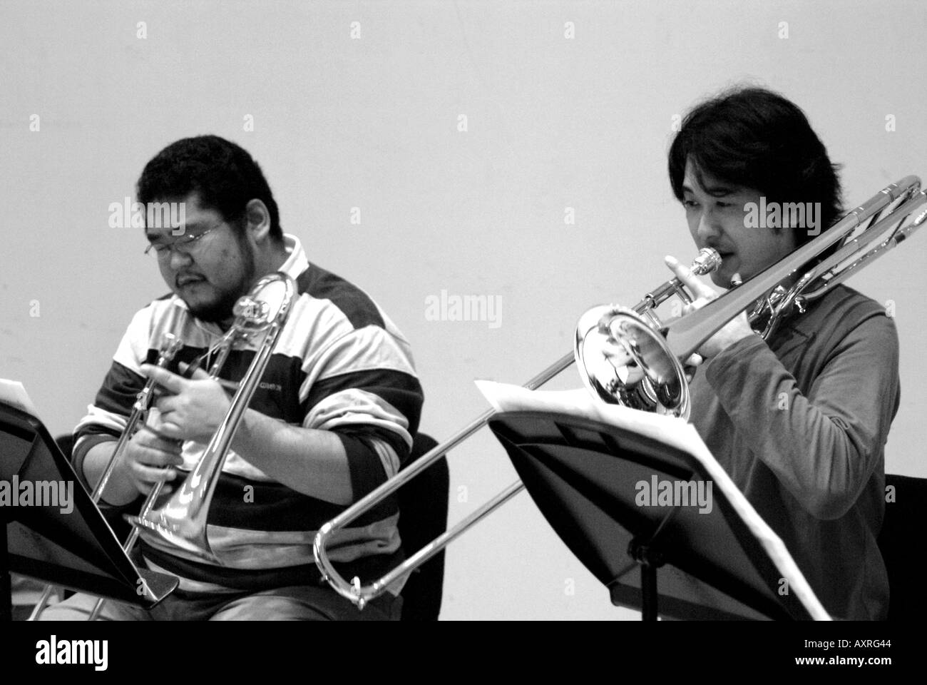 L'Orchestre de chambre philharmonique de Kyoto Kyoto Japon répétition en novembre 2005 Banque D'Images