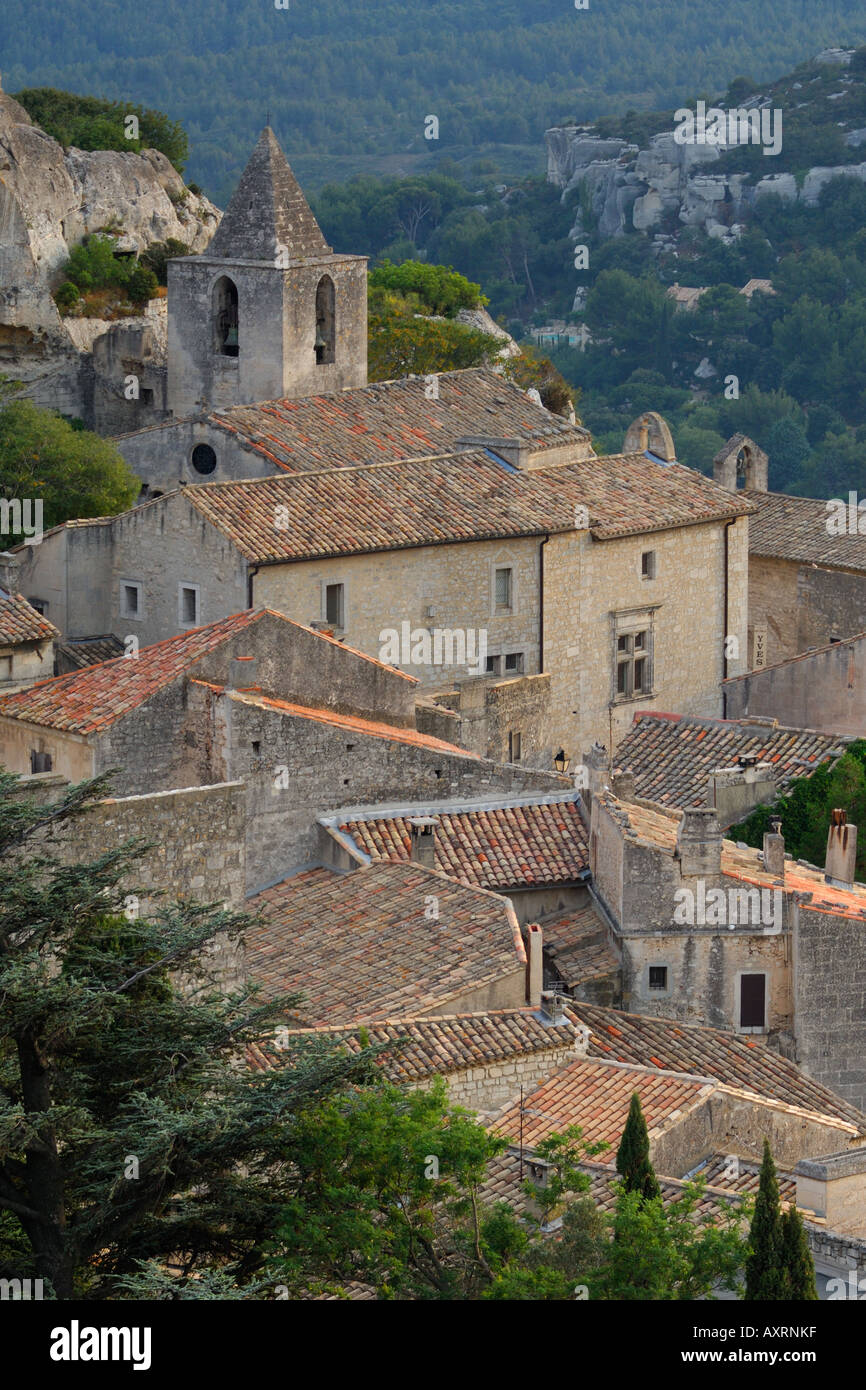 Le village des Baux de Provence, France Banque D'Images