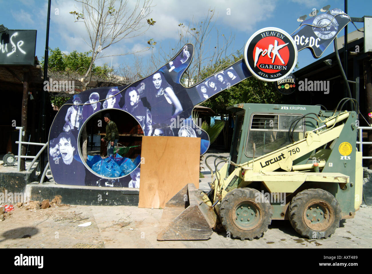 Ayia Napa Chypre bar loisirs tourisme voyage vacances Banque D'Images