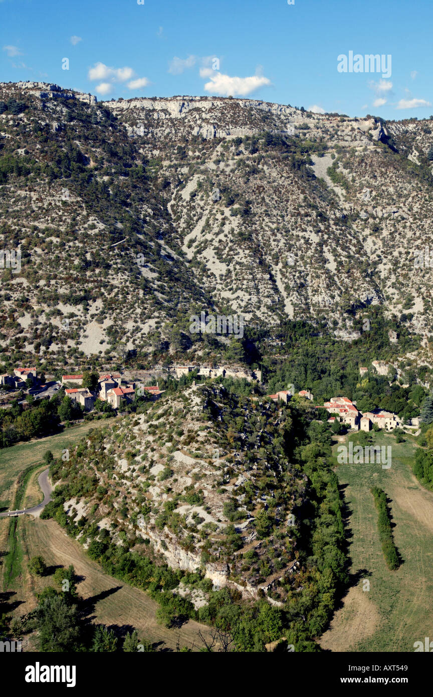 FRANCE Cirque de Navacelles DANS LE GARD Banque D'Images