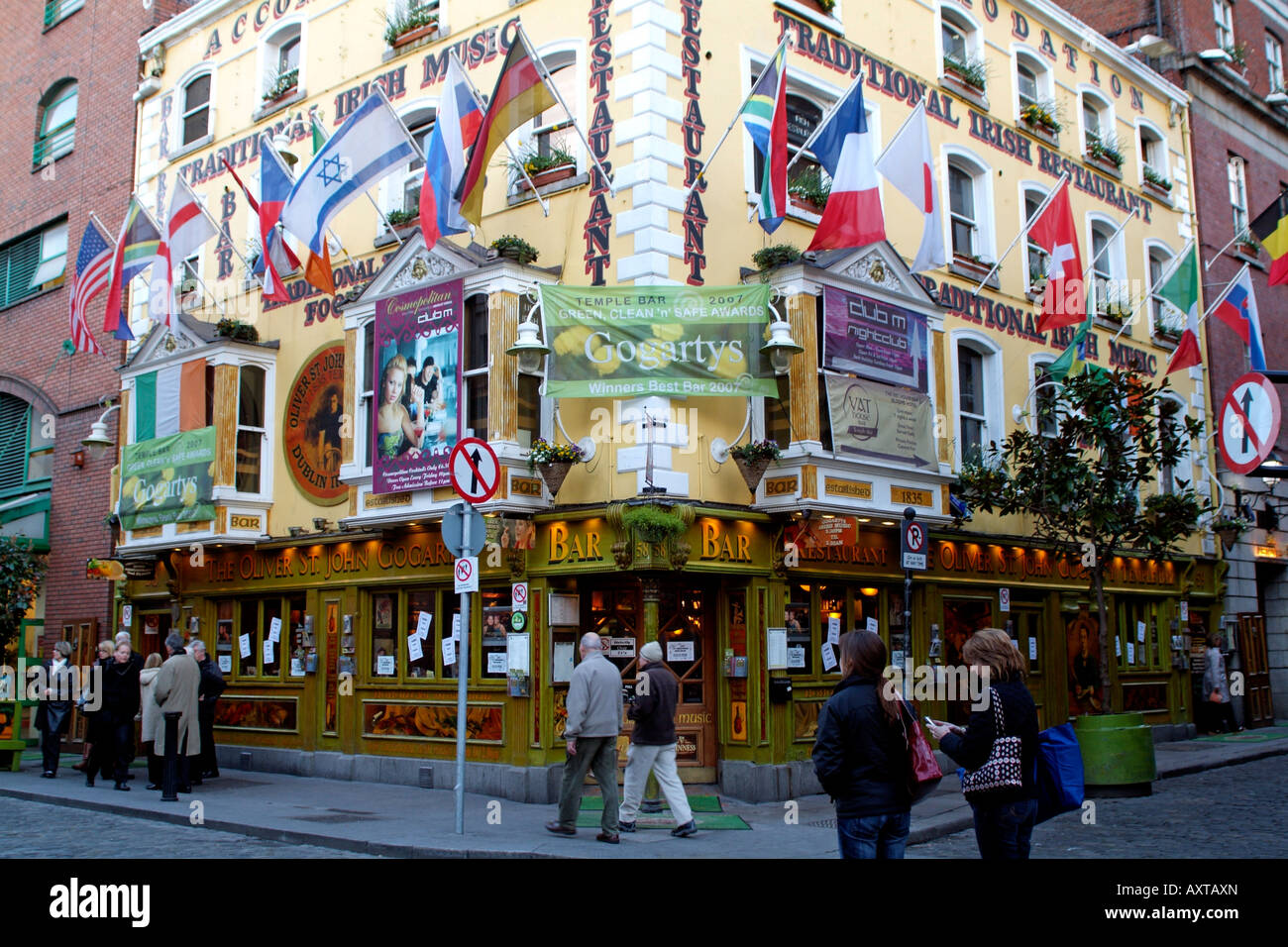 Temple Bar Pub Irlandais et hôtel dans le centreville de Dublin