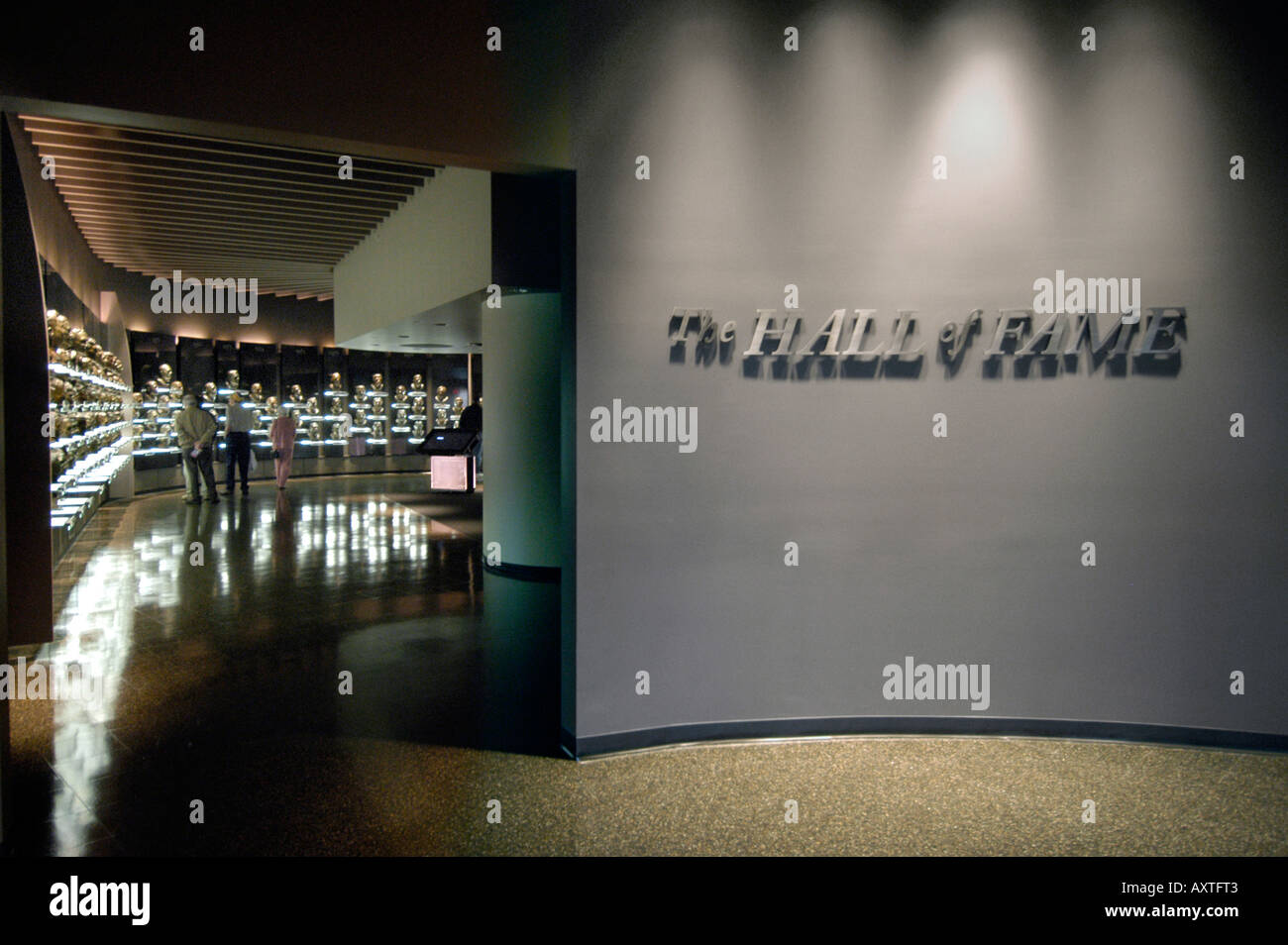 De la renommée du football professionnel situé à Canton en Ohio Banque D'Images