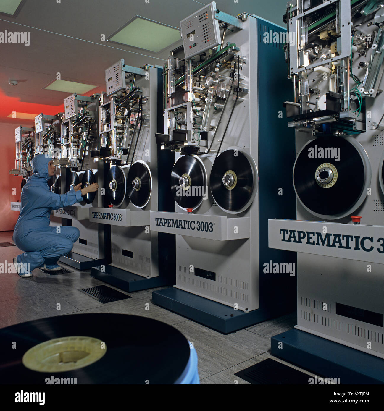 La production de masse en laboratoire de duplication de film films sur